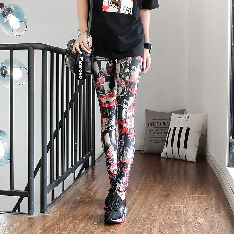 Casual and Colorful Fashion Leggings