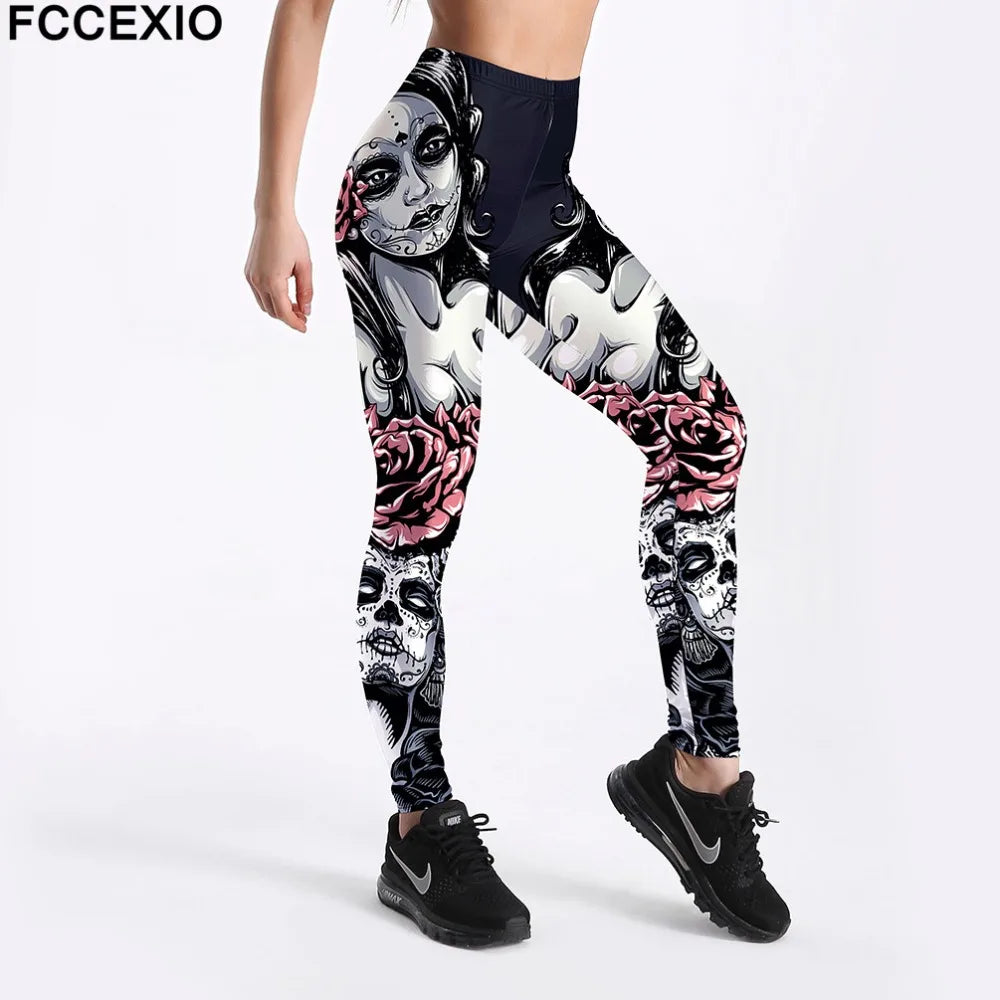 Fashion Design Steampunk Leggings