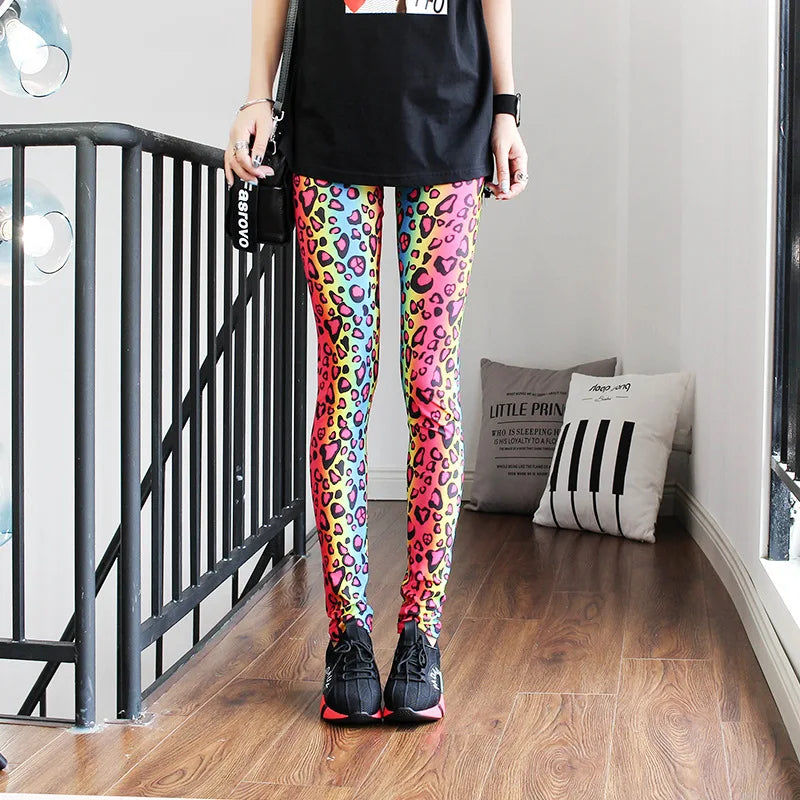 Casual and Colorful Fashion Leggings