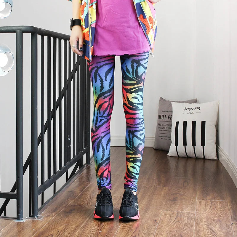 Casual and Colorful Fashion Leggings