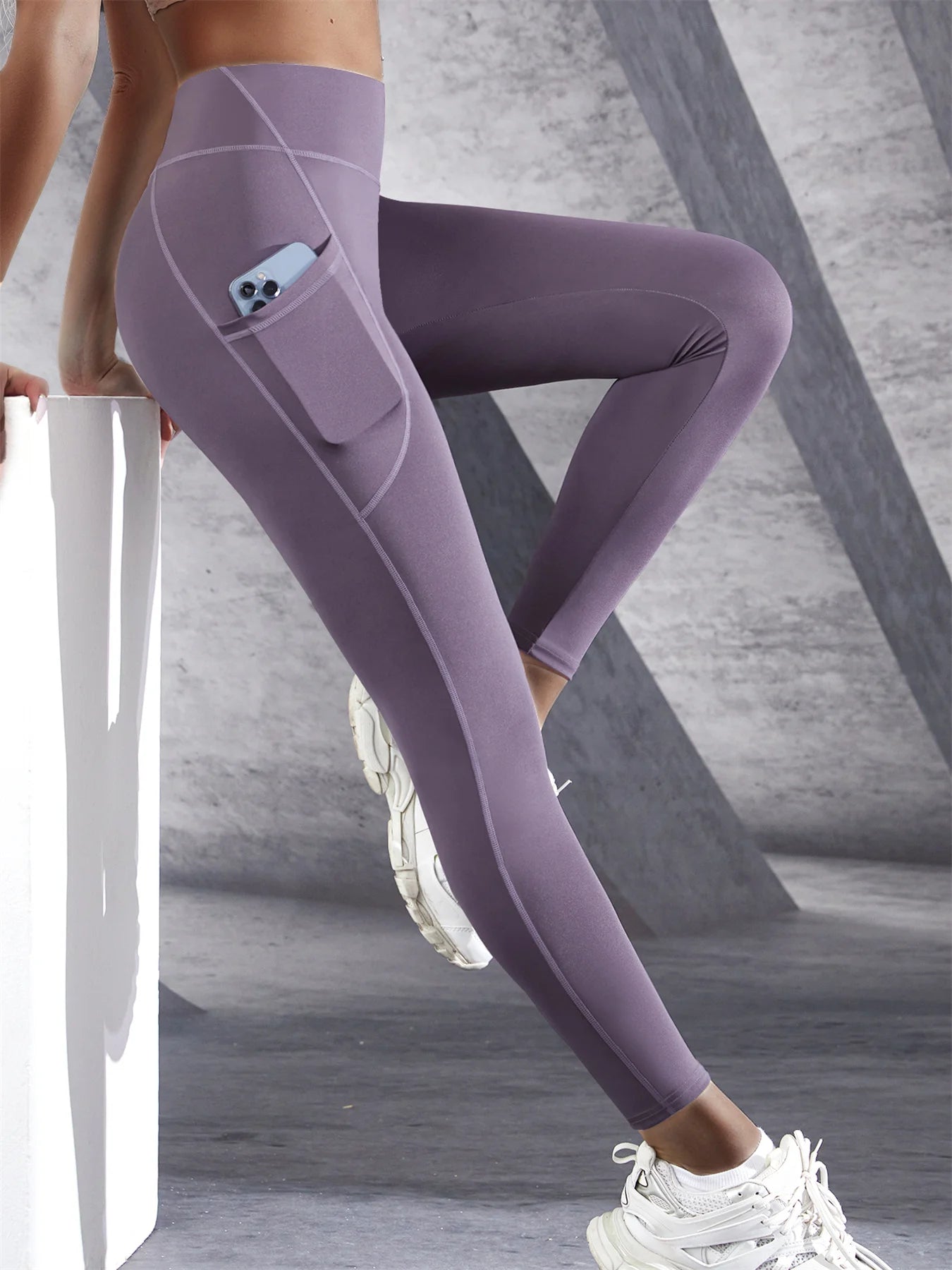 Solid Color Push Up Leggings