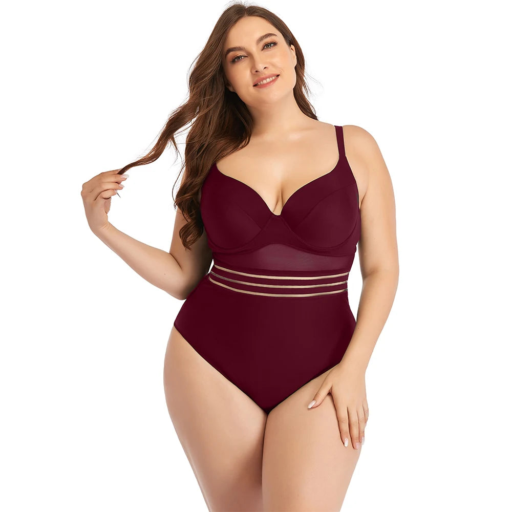 Simple One Piece Swimsuit