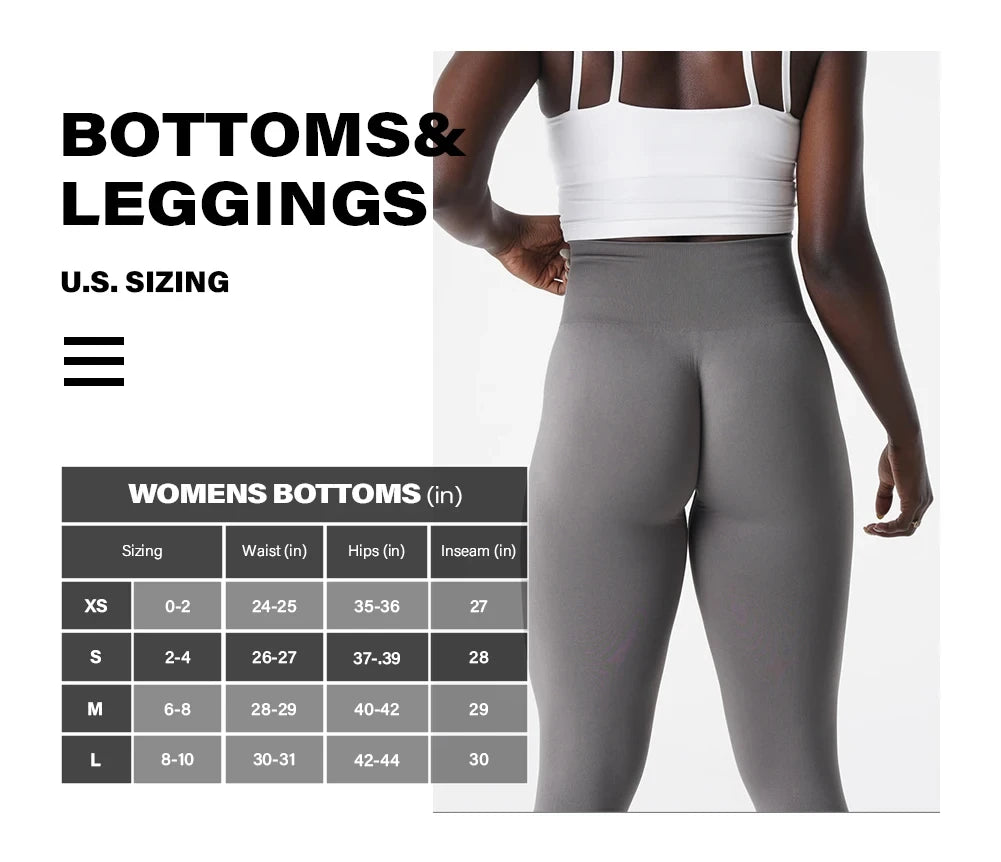 Seamless High Waist Leggins Push Up