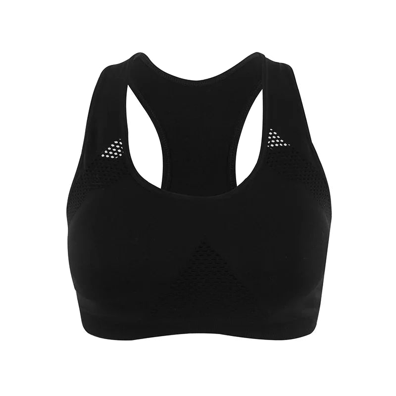 Adjustable Spaghetti Straps Padded Sports Bra