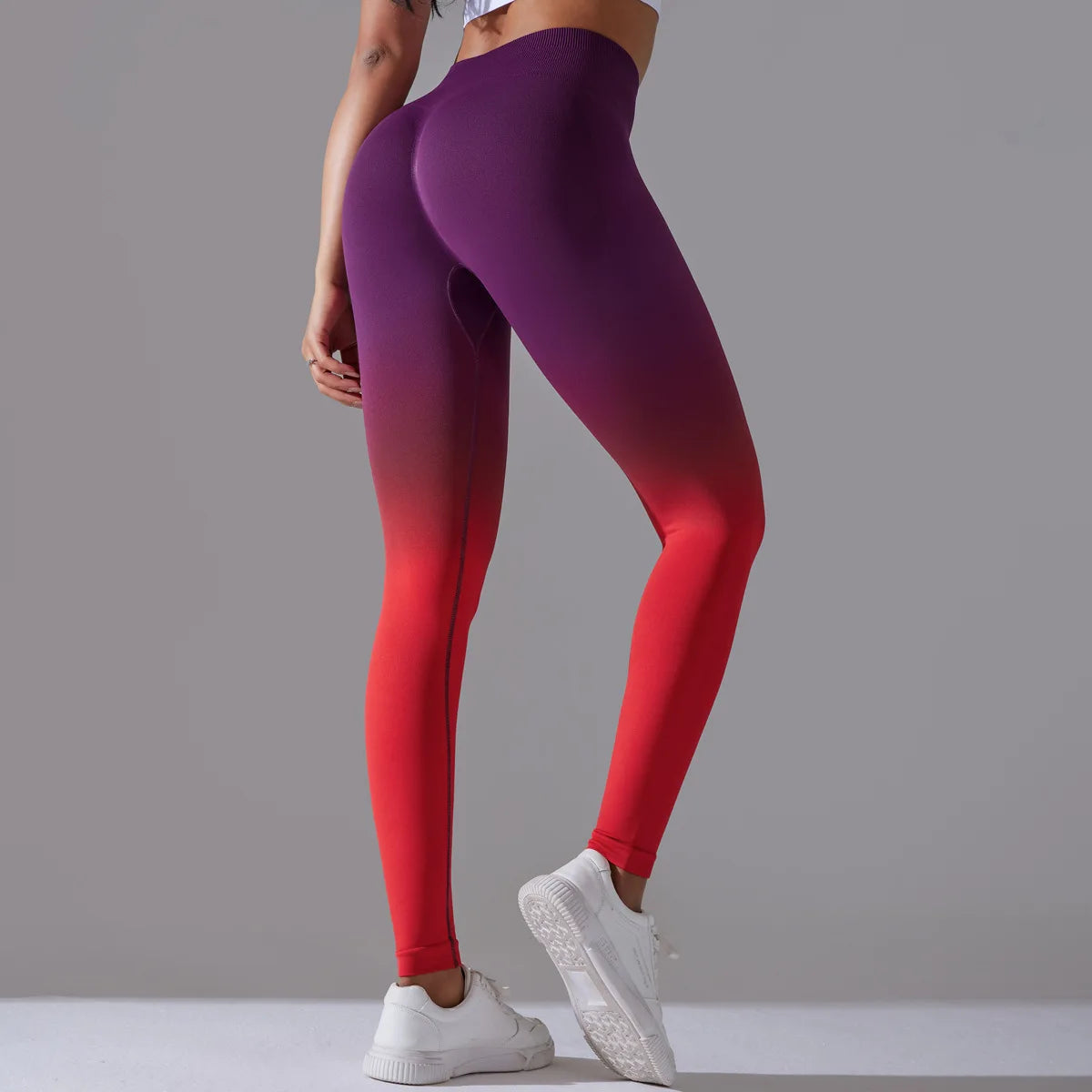 Breathable Ombre Colour Fitness Leggings