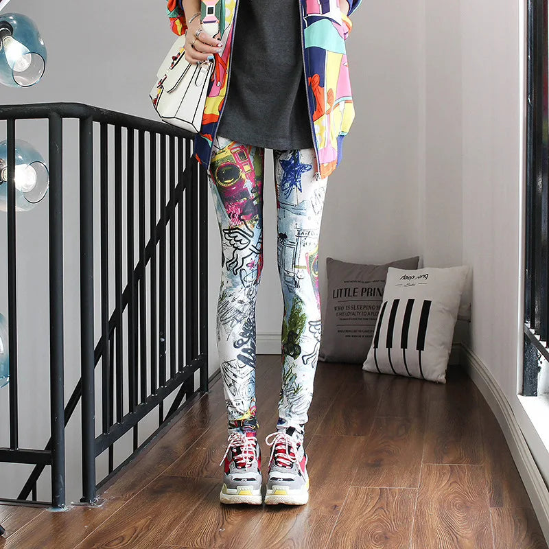 Casual and Colorful Fashion Leggings