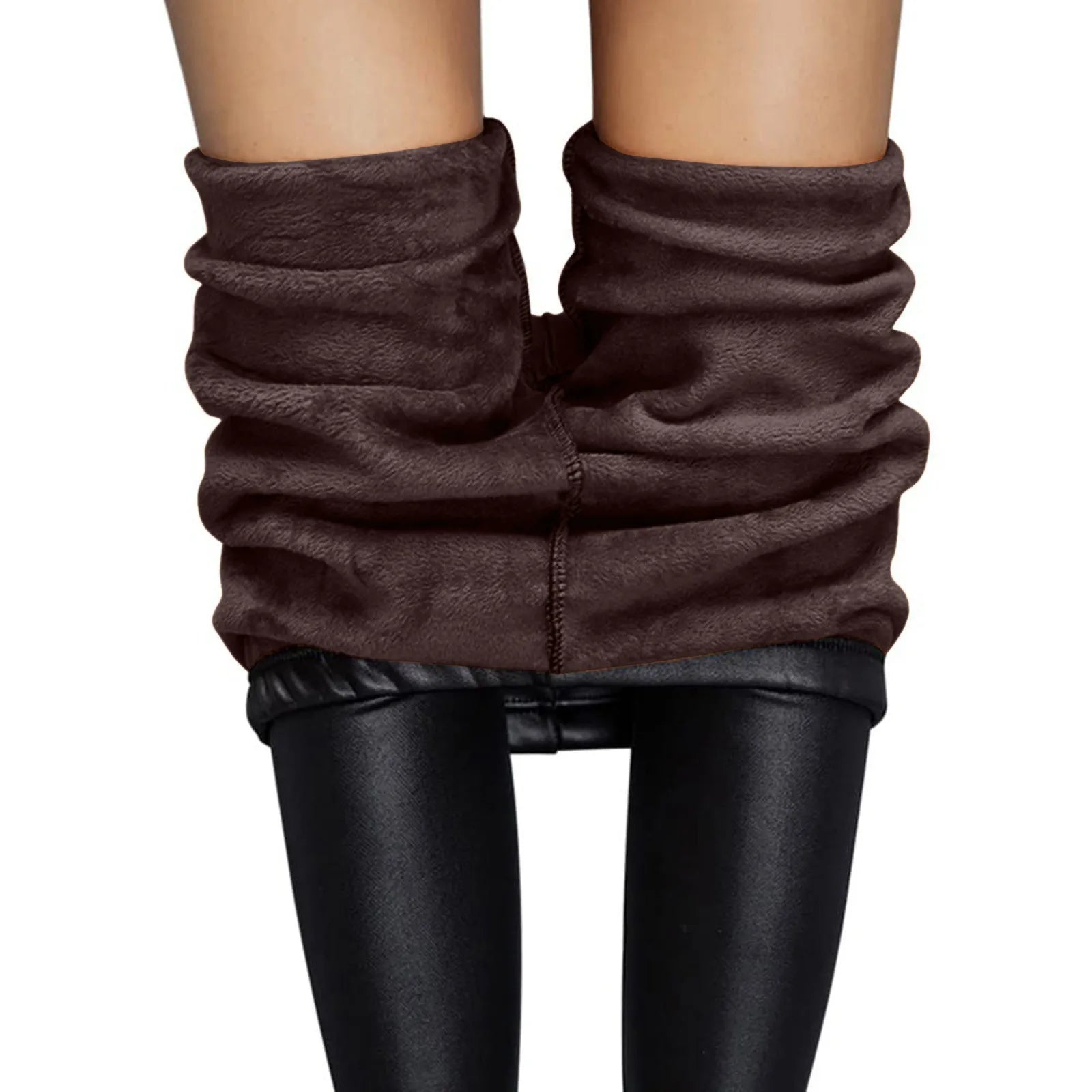 Warm Faux Leather Leggings