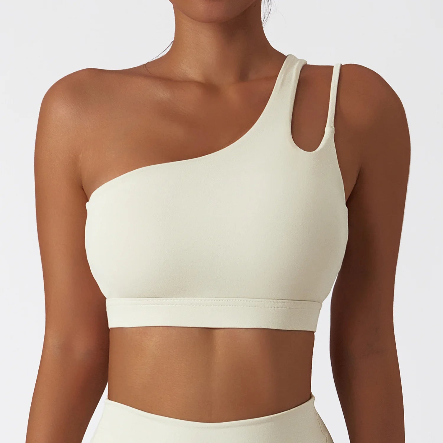 One Shoulder Sports Bra