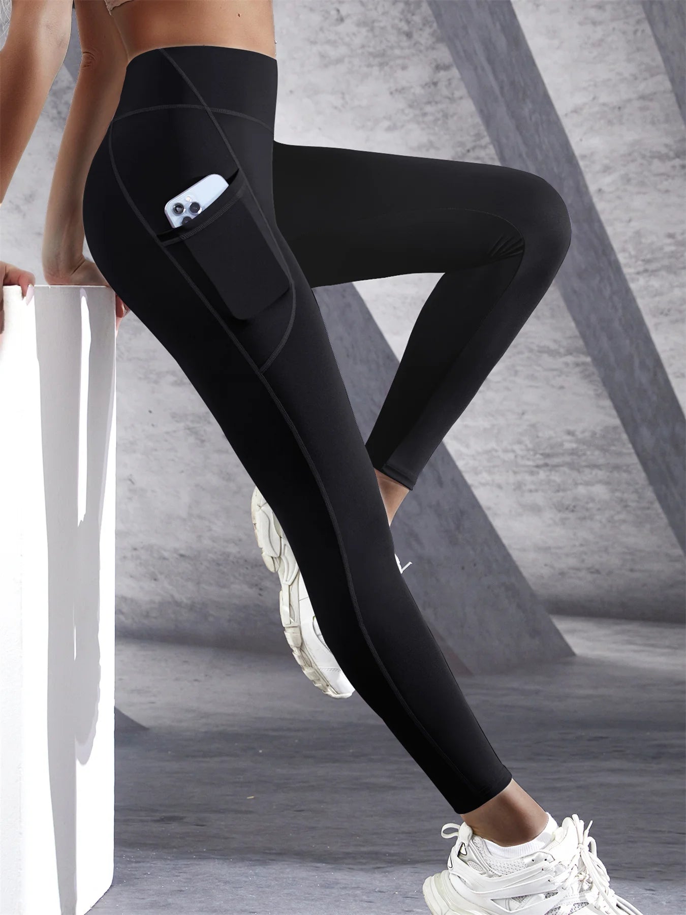 Solid Color Push Up Leggings